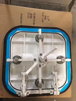Китай ABS Class Approved Quick Opening Custom Oval Flush Type Aluminium Marine Manhole Cover (Объем для быстрой открываемости с использованием алюминиевого матраса) поставщик