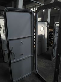 Морская стальная ветроупорная дверь с одной ручкой поставщик