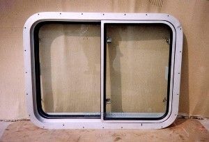 Специализированные болтованные / сварные прямоугольные морские окна / морские суда окна из алюминиевого сплава поставщик