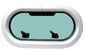 Алюминиевый иллюминатор Windows для формы RV яхты шлюпки овальной поставщик